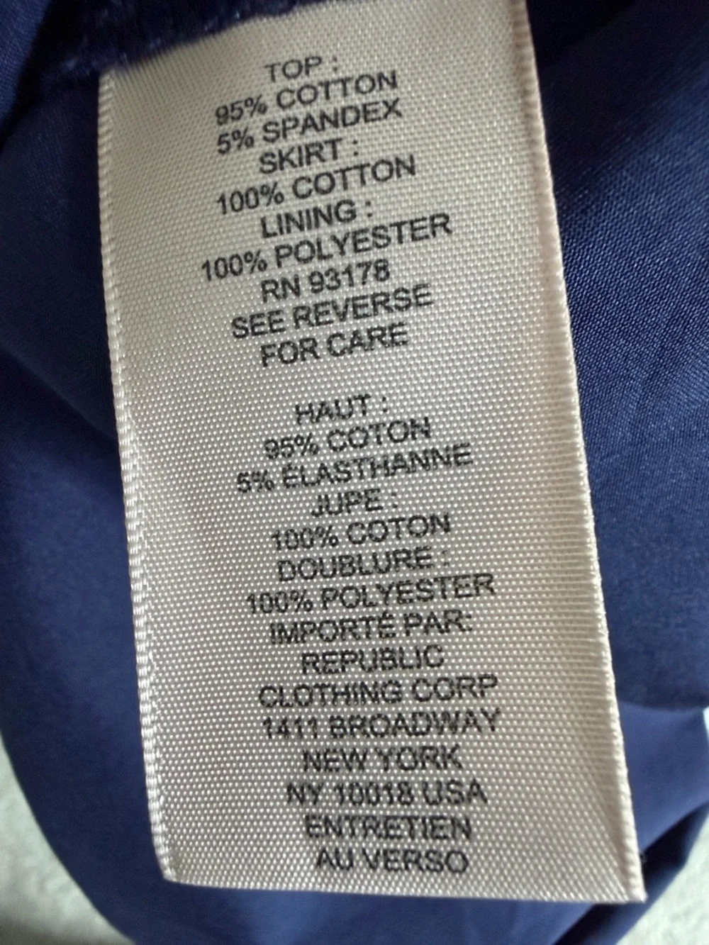 Philosophy Navy Ruffle Sleeve Midi Dress Eyelet Hem Large - Picture 9 of 13